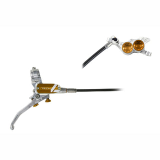 Hope Tech4 E4 Brake Front Black Cable - Silver/Bronze