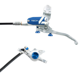 Hope Tech4 X2 Brake Rear Black Cable - Silver/Blue