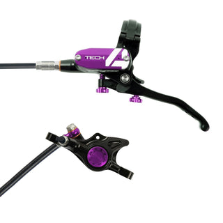 Hope Tech4 X2 Brake Front Black Cable - Black/Purple