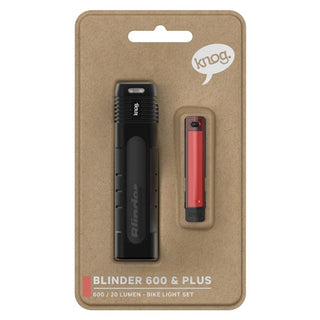 Knog Blinder 600 & Plus 20 Rear Bike Light Set