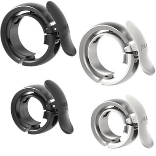 Knog Oi Prima POS Bike Bell Large/Small - Grey/Anthracite
