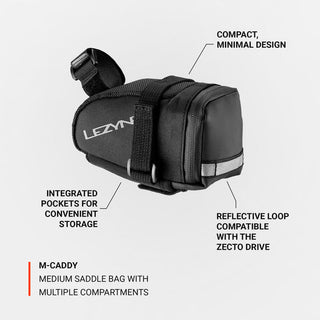 Lezyne M-Caddy - Black/Black