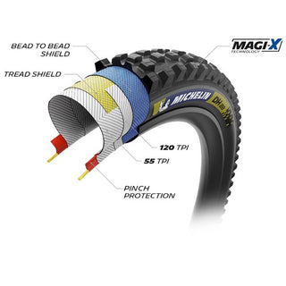Michelin DH22 27.5"x2.4" Foldable Tyre