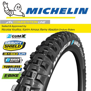 Michelin E-Wild Front 27.5"x2.8" Foldable Tyre
