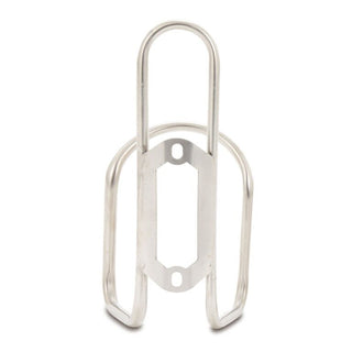Minoura Stainless Steel Bottle Cage FIxed Position - Silver