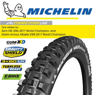 Michelin Wild Enduro Front Gum-X3D 29"x2.4" Foldable Tyre