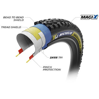 Michelin Wild Enduro Rear Dark 29"x2.4" Foldable Tyre