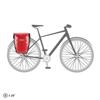 Ortlieb F5001 Back-Roller City Pair Pannier Bag - Red/Black