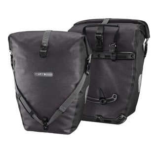 Ortlieb F5204 Back-Roller Plus QL2.1 Pair Pannier Bag - Granite/Black