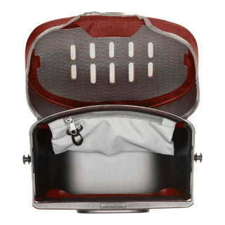 Ortlieb F3635 Ultimate Six Plus Handlebar Bag - Salsa/Dark Chili