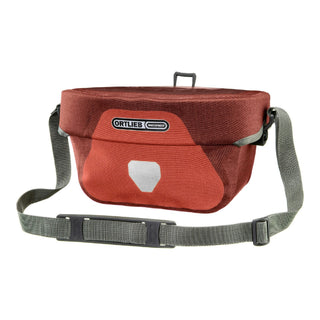 Ortlieb F3635 Ultimate Six Plus Handlebar Bag - Salsa/Dark Chili