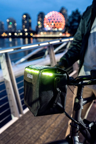 Ortlieb F8230 E-Glow Handlebar Bag - Black