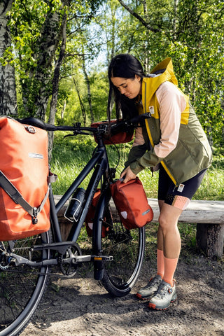 Ortlieb F5205 Back-Roller Plus QL2.1 Pair Pannier Bag - Salsa/Dark Chili