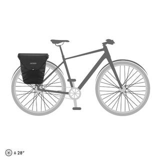 Ortlieb F7524 Velo-Shopper Single Pannier Bag - Black