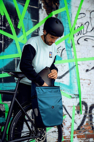 Ortlieb F7525 Velo-Shopper Single Pannier Bag - Petrol