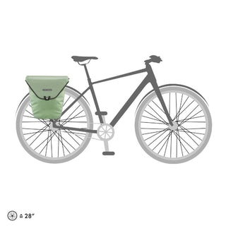 Ortlieb F7526 Velo-Shopper Single Pannier Bag - Pistachio