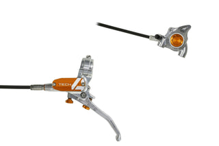 Hope Tech 4 X2 FM Brake Rear Black Cable - Silver/Orange