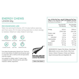 Pure Energy Chews - Lemon