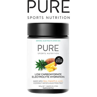 Pure Electrolyte Hydration Low Carb Tub 160G - Pineapple