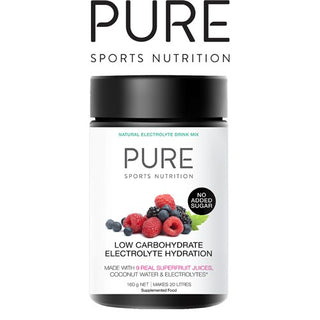 Pure Electrolyte Hydration Low Carb Tub 160G - Superfruits