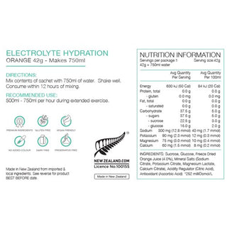 Pure Electrolyte Hydration 25 Inners 42G - Orange