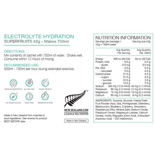 Pure Electrolyte Hydration 25 Inners 42G - Superfruits