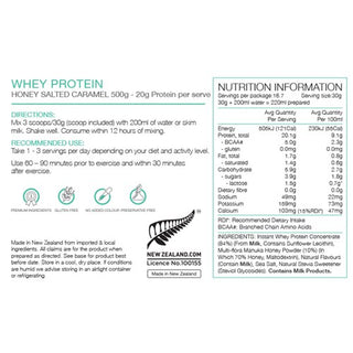 Pure Whey Protein Concentrate 500G - Salted Caramel