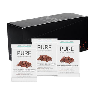 Pure Whey Protein Concentrate 30g Box of 25 - Cacao