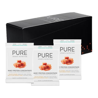 Pure Whey Protein Concentrate 30g Box of 25 - Salted Caramel
