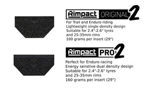 Rimpact Pro-Original Mix V2 29/27.5 Insert Set 44MM Valves