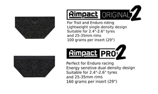 Rimpact Pro/Original Mix V2 29" Insert Set 44MM Valves