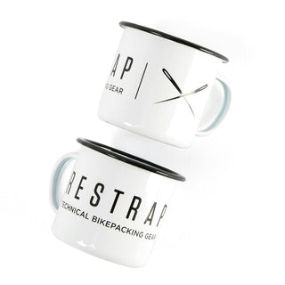 Restrap Technical Bikepacking Gear 20OZ Enamel Mug - White