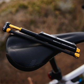 Lezyne Dig Shock Dri 400Psi Gua Black