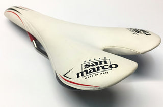 Selle San Marco Aspide FX Titanium Hollow Saddle - White