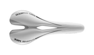 Selle San Marco Aspide Arrowhead Saddle - White