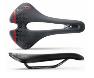 Selle San Marco Aspide Short Carbon FX Open Fit Wide Saddle 155MM - Black