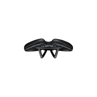 Selle San Marco Aspide Short Comfort Dynamic Open Fit Wide Saddle 155MM - Black