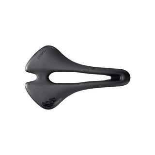 Selle San Marco Aspide Short Comfort Dynamic Open Fit Wide Saddle 155MM - Black