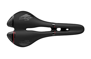 Selle San Marco Aspide Carbon FX Open Narrow Saddle 132MM - Black