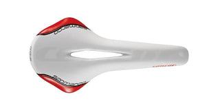 Selle San Marco Concor Racing Red Edition Arrowhead Saddle - White/Red