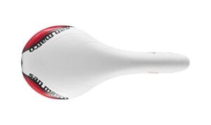 Selle San Marco Zoncolan Red Edition Saddle - White/Red