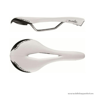 Selle San Marco Zoncolan Racing Arrowhead Saddle - White/Black