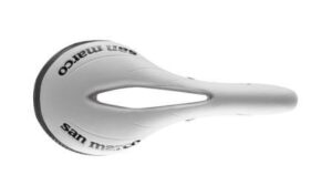 Selle San Marco Zoncolan Carbon FX Arrowhead Saddle - White