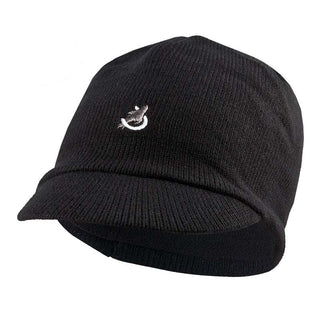 SealSkinz Peaked Beanie - Black