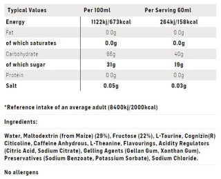 SIS Gel Beta Fuel+ Nootropics 60ML 6 Pack - Apple