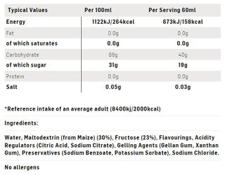 SIS Gel Beta Fuel 60ML 6 Pack - Strawberry & Lime