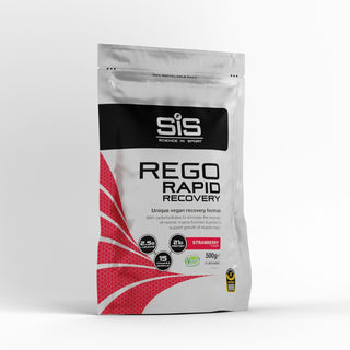 SIS Rego Rapid Recovery Resealable Pouch 500G - Strawberry