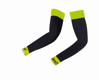 Santini B-Hot Arm Warmers - Fluro Yellow