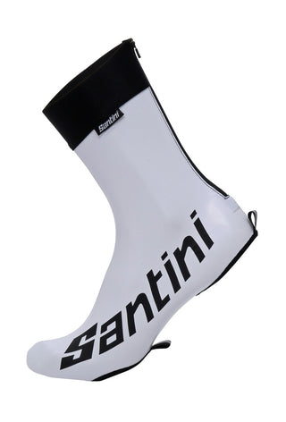 Santini TT Flaco Shoe Covers - White
