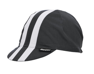 Santini Summer Cycling Cap - Black/White